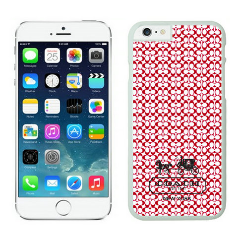 Coach In Confetti Signature Red iPhone 6 Cases EYS | Coach Outlet Canada